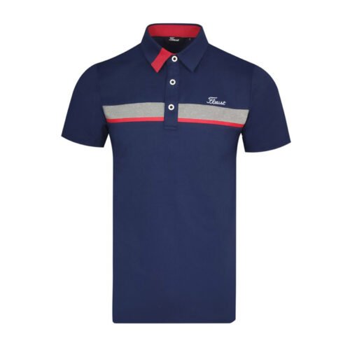 Summer new golf clothing men's short sleeved polo shirt sports golf trendy casual simple top - Image 3
