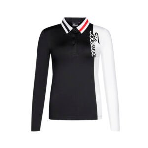 Golf clothing women's long sleeved quick drying breathable sweat wicking T-shirt casual outdoor polo shirt