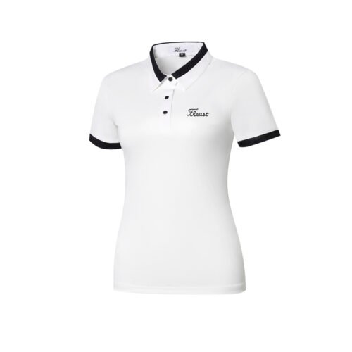 Summer Golf Women's Top Breathable Slimming Sports Short Sleeve Quick Drying Golf Clothing Polo Shirt Ball Wear - Image 4
