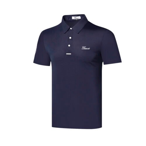 Golf clothing men's simple short sleeve T-shirt sports polo shirt golf quick drying top golf wear - Image 4