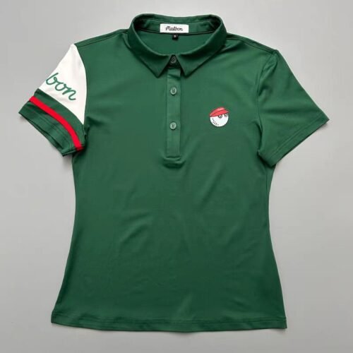 Women Polo Golf Shirts Fashion Print Breathable Short Sleeve  Women Sport Polo Shirt - Image 6