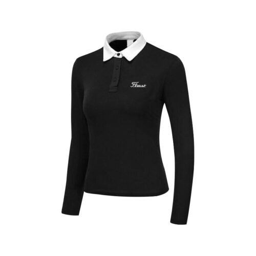 Golf Clothing Long Sleeved Women's Golf Fashionable Casual Sports Quick drying Polo Shirt Top - Image 5