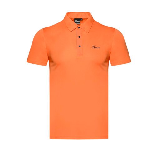 Golf Men's Solid color Top, Fashionable Breathable Simple Golf Polo Shirt - Image 5