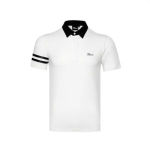 Golf clothing men's outdoor sports short sleeved casual minimalist polo shirt breathable quick drying