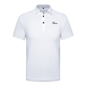 Golf jersey men's summer short sleeved sport quick drying polo shirt GOLF outdoor casual top