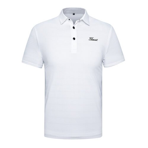 Golf jersey men's summer short sleeved sport quick drying polo shirt GOLF outdoor casual top - Image 2