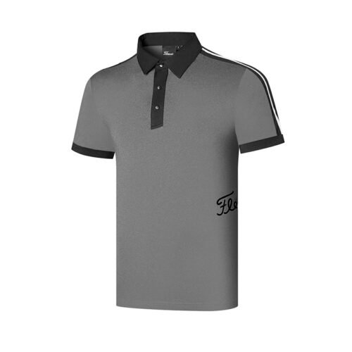 New summer golf clothes men's short sleeved outdoor casual lapel loose polo shirt - Image 5