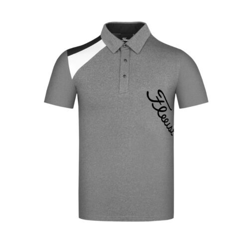 Summer golf uniform men's minimalist style outdoor sports quick drying breathable polo shirt jersey - Image 4