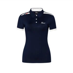 Solid color golf jerseys women's golf apparel outdoor sports jerseys polo shirts