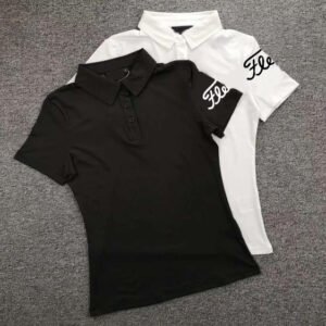 Golf Women's Solid Color Fashion Top Summer Sports Breathable Golf Top