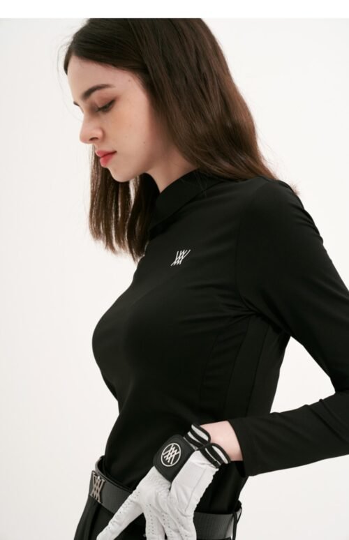 Golf women's top slim fit, dry breathable high-end golf polo shirt - Image 2
