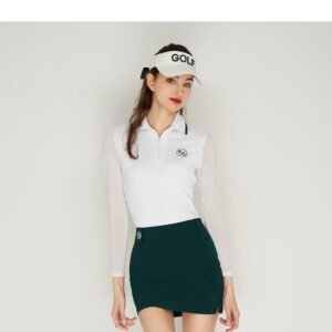 Golf women's base shirt summer thin cool long sleeved polo shirt