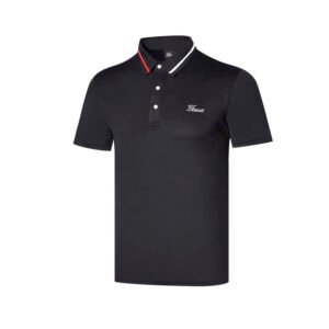 Golf clothing men's sweat wicking sport polo shirt quick drying breathable casual outdoor top