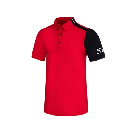 Golf Clothing Men's Jerseys Breathable Sweat Wicking Short sleeves Sweat Absorbing Polo Shirts Golf Tops - Image 4