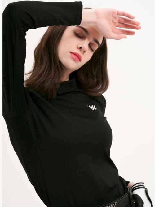 Golf women's top slim fit, dry breathable high-end golf polo shirt - Image 3