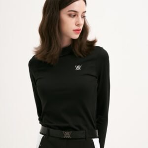 Golf women's top slim fit, dry breathable high-end golf polo shirt