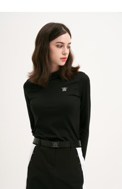 Golf women's top slim fit, dry breathable high-end golf polo shirt