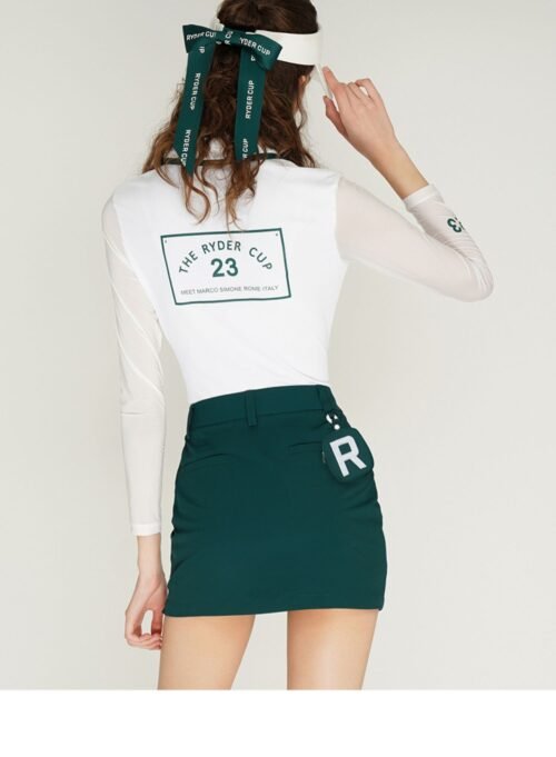 Golf women's base shirt summer thin cool long sleeved polo shirt - Image 5