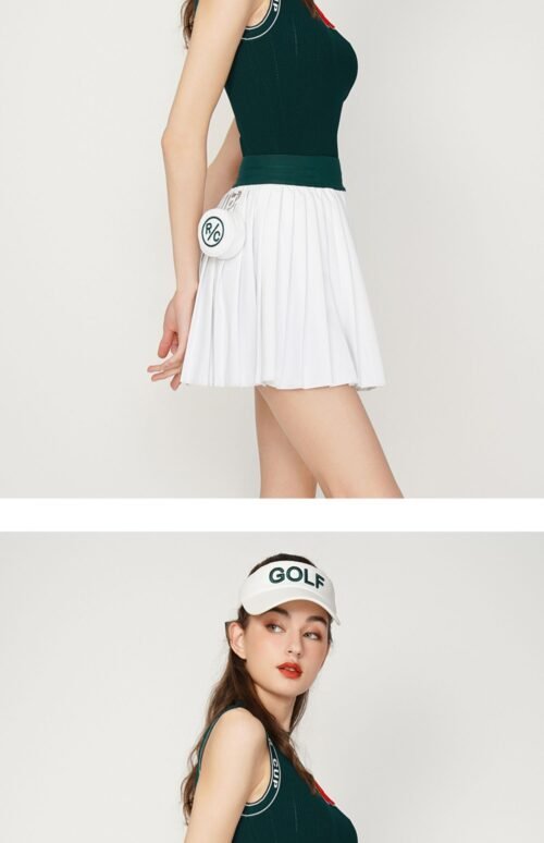 Golf suit women's short skirt personality sports fashion pleated skirt A-line skirt - Image 6