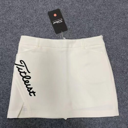 Summer new Golf women's quick drying white long sleeved T-shirt top, sports slim fit short skirt - Image 5