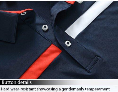 Golf Clothing Men's Golf Clothing Outdoor Sports Short sleeved Breathable T-shirt Polo Shirt - Image 7