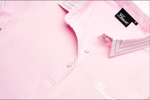 Golf short sleeve T-shirt for women's outdoor casual quick drying lapel top, slim fit and slimming temperament golf uniform - Image 6