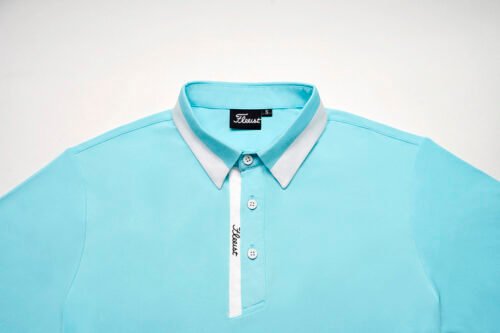 Golf clothing men's short sleeved t-shirt polo shirt sports golf trendy top casual quick drying - Image 6
