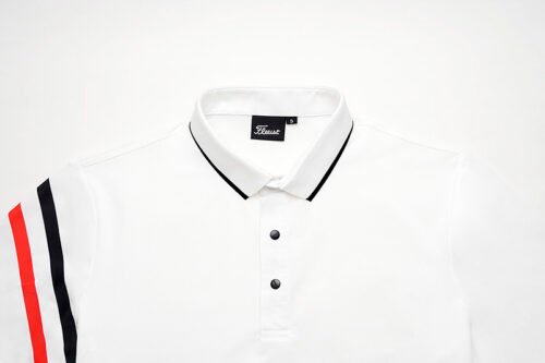 Golf clothing short sleeved men's summer sports polo shirt breathable and sweat absorbing GOLF - Image 6