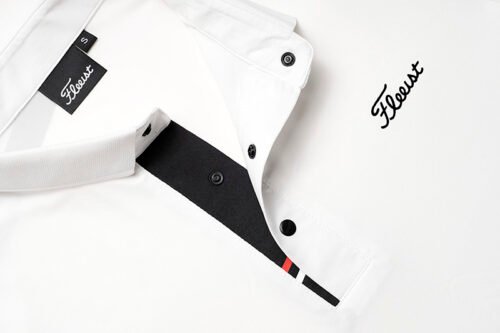 Summer golf clothes men's T-shirt short sleeve sports breathable quick drying elastic jersey golf lapel polo shirt - Image 7