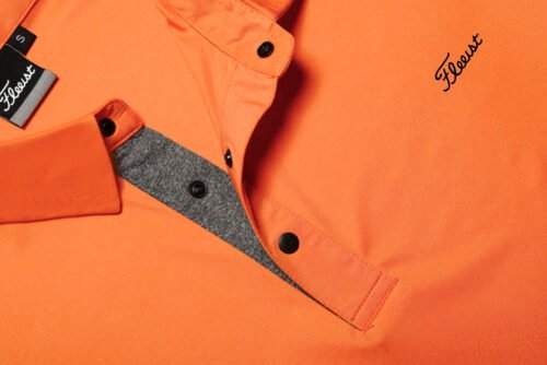 Golf Men's Solid color Top, Fashionable Breathable Simple Golf Polo Shirt - Image 8