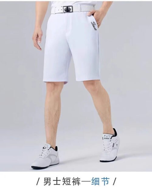 Summer Golf Pants Men's Comfortable Sports Pants Casual Golf Versatile Breathable Quick Drying Shorts - Image 3