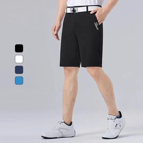 Summer Golf Pants Men's Comfortable Sports Pants Casual Golf Versatile Breathable Quick Drying Shorts - Image 4