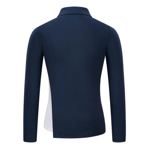 Golf clothing autumn loose and fashionable lapel quick drying versatile women's long sleeved minimalist sports top - Image 4