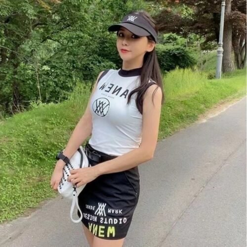Summer sleeveless outdoor sports breathable, dry comfortable women's golf polo shirt top - Image 2