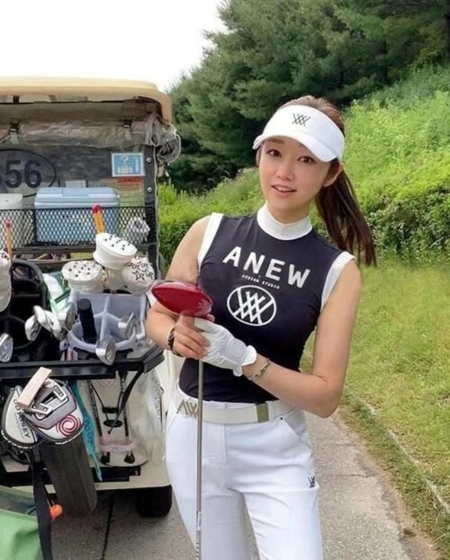 Summer sleeveless outdoor sports breathable, dry comfortable women's golf polo shirt top - Image 3